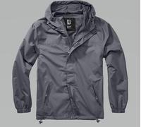 Brandit Herren Jacke Summer Windbreaker Frontzip Anthrazit-3XL