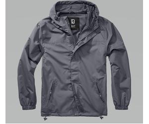Brandit Herren Jacke Summer Windbreaker Frontzip Anthrazit-S