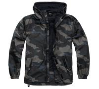 Brandit Herren Jacke Summer Windbreaker Frontzip Darkcamo-3XL