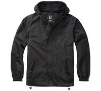 Brandit Herren Jacke Summer Windbreaker Frontzip Schwarz-XL