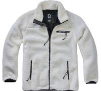 Brandit Teddyfleece Jacke Herren Weiß Synthetik Größe M