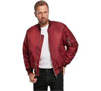 Anorak BRANDIT "Brandit Herren MA1 Bomber Jacket", Herren, Gr. 7XL, bordeaux, 100% Polyamid, unifarben, normal, amerikanischer Ausschnitt, Jacken (28310801-7XL) bordeaux