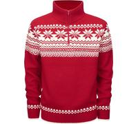 Brandit Herren Strickjacke Troyer Norweger Red-L