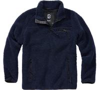 Brandit Herren Sweatshirt Teddyfleece Troyer Navy-M