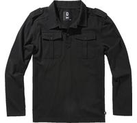 Brandit Herren T-Shirt Jersey Poloshirt Willis longsleeve Black-7XL