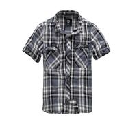 Brandit Roadstar Shirt Hemd kurzarm schwarz/anthrazit, Größe XL, Herren, Baumwolle