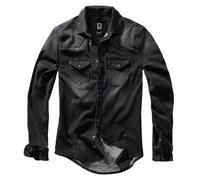 Brandit Herrenshirt Riley Denim Schwarz M