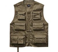 Steppweste BRANDIT "Brandit Herren Hunting Vest", Herren, Gr. XL, olive, 80% Polyester, 20% Baumwolle, Westen (64140048-XL) olive