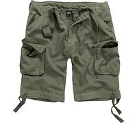Brandit Individuelle Tragehose für Herren, Baumwolle, Vintage-Stil, leicht, atmungsaktiv, mehrere Taschen, lässige Outdoor-Cargo-Shorts, Oliv/Blatt für mich (Leaf It to Me), XX-Large