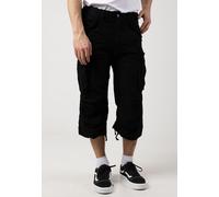 Brandit Shorts Industry Vintage 3/4 in Black-L