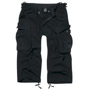 leichte Brandit Herren Shorts mit Baumwolle Schwarz M