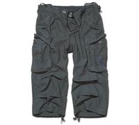Brandit Industry Vintage 3/4 Shorts, Farbe: anthrazit, Größe: M