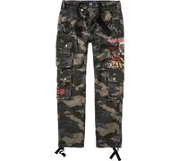 Brandit IRM Pure Slim Hose, dunkles camouflage, Größe XL