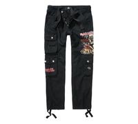 Brandit x Iron Maiden Hose IRM Pure Slim 100% Baumwolle Schwarz 3XL