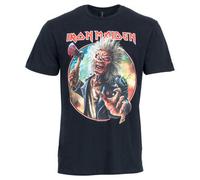 Brandit Iron Maiden Axe Eddie Circle T-Shirt schwarz unisex, 5XL