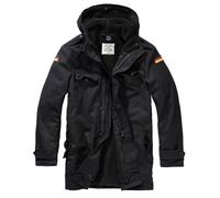 Brandit Jacke BW Parka Flag in Black-XXXXXL
