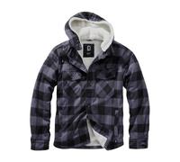 Brandit Jacke Lumber Jacket Hooded Rot/Schwarz Größe 5XL