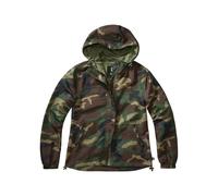 Brandit Allwetterjacke Summer Windbreaker Frontzip Damen Schwarz XXL 100% Polyester