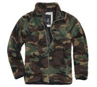 Brandit Teddyfleece Jacke woodland, Größe 5XL, Herren, Synthetik