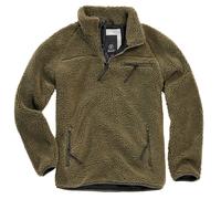 Brandit Jacke Teddyfleece Troyer in Olive-XL