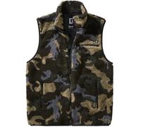 Brandit Jacke Teddyfleece Vest - Rot / S Herren Rot adult Herren