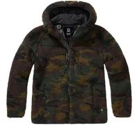 Outdoorjacke BRANDIT "Damen Ladies Teddyfleecejacket" Gr. S, bunt (red, black, white) Damen Jacken Outdoorjacken (38215615-S)