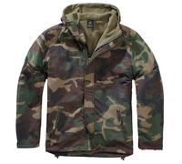 Brandit Jacke Windbreaker Frontzip in Woodland-M