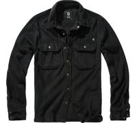 Brandit - Jeff Fleece Long Sleeve - Langarmshirt aus Fleece - Black L