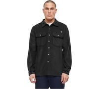 Brandit Jeff Fleece Shirt Long Sleeve in Gr. 5XL in Schwarz