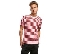 Brandit Stripe Jersey T-Shirt, weiss-rot, Größe L für Männer