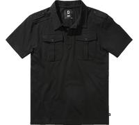 Brandit Poloshirt Jon – Jersey Kurzarm Baumwolle Schwarz – Herren Größe 4XL