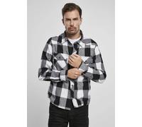 Brandit Hemd Checkshirt in White/Black-M
