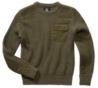 Brandit - BW Pullover - Pulli für Kinder - Olive Körpergröße 158-164 cm