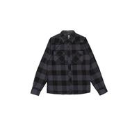 Brandit Kids Checkshirt black/grey, Größe L/146-152, Baumwolle