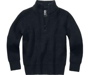 Brandit Kids Marine Troyer Sweatshirt schwarz in 122/128