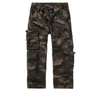 Brandit Kinderhose Pure – darkcamo – Baumwolle – Größe S (122–128 cm)