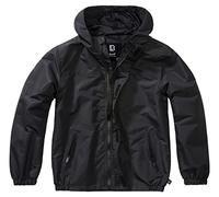 Brandit Kids Summer Frontzip Windbreaker – leicht, schwarz – Gr. S/122-128