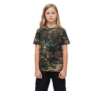 Brandit Kids T-Shirt Cotton flecktarn, Größe S/122-128, Baumwolle