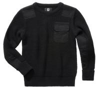 Brandit - BW Pullover - Pulli für Kinder - Black Körpergröße 134-140 cm