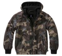 Brandit Kinderjacke Windbreaker Frontzip leicht Camouflage Größe 14–16 Jahre