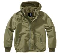 Brandit - Windbreaker Frontzip - Kinderjacke - Olive Körpergröße 170-176 cm
