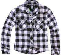 Brandit Kinder Hemd Checkshirt Kids White/Black-146/152