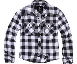 Brandit Kinder Hemd Checkshirt Kids White/Black-146/152