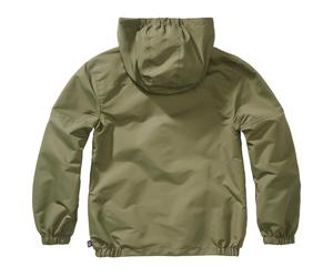 Brandit Kinder Jacke Kids Summer Frontzip Windbreaker - Anthrazit / 170/176