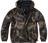 Brandit Kinder Jacke Kids Summerwindbreaker Frontzip Darkcamo-170/176