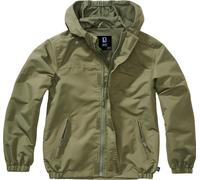 Brandit Kinder Jacke Kids Summerwindbreaker Frontzip Olive-170/176