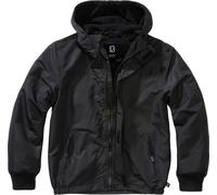 Brandit Kinder Jacke Kids Windbreaker Frontzip Black-122/128