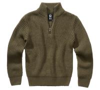 Brandit Kinder Marine Pullover Wollpullover