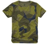 Brandit Kinder-T-Shirt Cotton Swedish Camo – Baumwolle – Größe XL/158-164