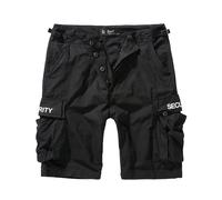 Brandit Herren Security BDU Ripstop Shorts, black, XXL